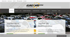 Desktop Screenshot of eurocars4you.de